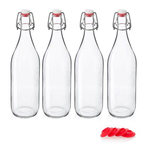 1000ml Round Swing Top Bottles Maidao Glass