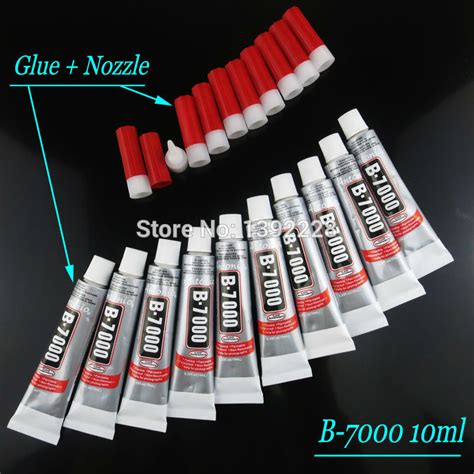 Купить 100шт 5 мл e6000 УФ клей с 100шт насадки для стразами клей diy ...
