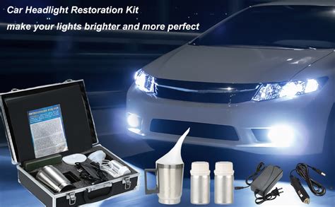 Car Headlight Restoration Kit With Ml Liquid Atomizing Cup