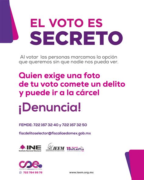 Ieem On Twitter Si Eres Víctima O Testigo De Un Delito Electoral