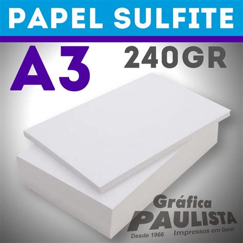 Papel Sulfite Branco Offset A Gr Folhas No Elo Gr Fica