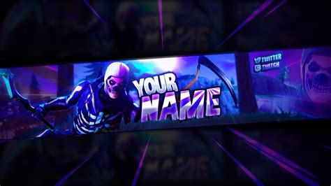 Fortnite Youtube Banner Template