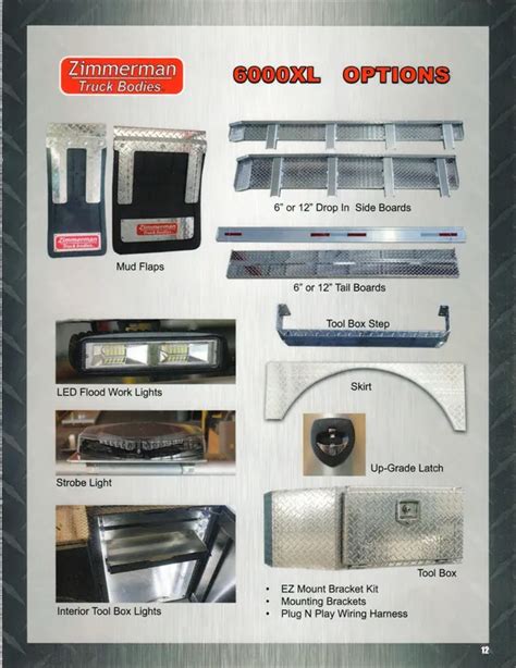 Zimmerman Truck Bodies CATALOG - Spencer Trailers