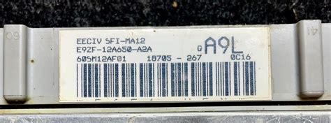 88 93 Ford Mustang A9p Mass Air Engine Computer Factory Sealed Ecu Oem A9l Ebay