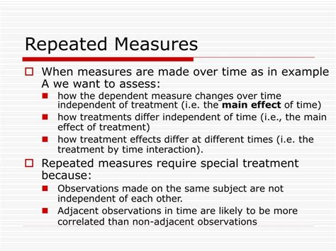 Ppt Repeated Measures Powerpoint Presentation Free Download Id 3645207