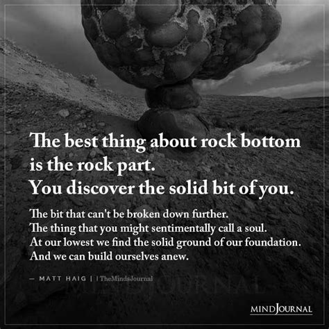 Rediscovering Strength The Beauty Of Hitting Rock Bottom