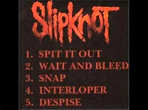 Slipknot - Spit It Out Demo - YouTube