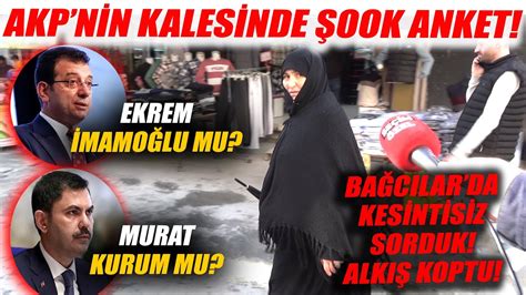 AKP nin Kalesi Bağcılar da Şaşkınlık Veren Kesintisiz Anket Murat