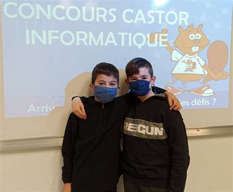 Remise des prix du concours Castor Informatique édition 2021 Collège