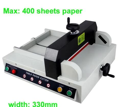 Heavy Duty A4 Size Desktop Automatic Electronic Paper Cutter Stack