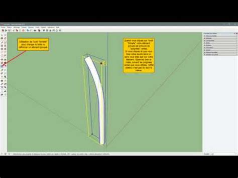 utilisation de l outil échelle dans sketchup YouTube