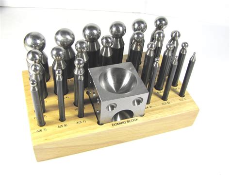 Doming Set Carbon Steel Piece Dapping Steel Dome Punches