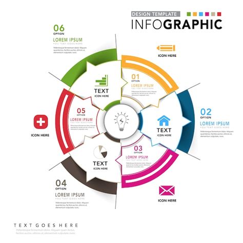 Free Vector Corporate Infographic Circular Diagram