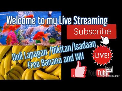 Unli Lapagan Dikitan Isdaan Free Banana And Wh Youtube