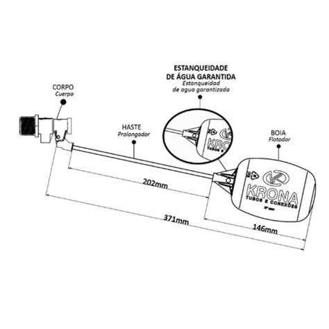 Torneira Boia Para Caixa Dagua Krona Casa Rossi O Home Center