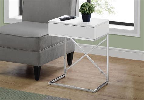 Glossy White Side Tables Quality Furniture