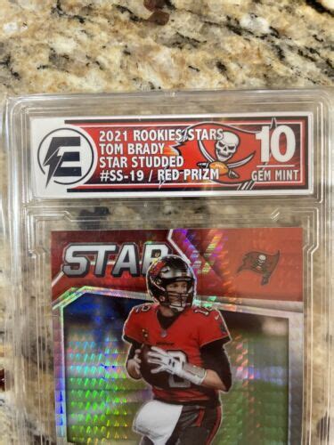 Panini Rookies Stars Star Studded Red Prizm Ss Tom Brady