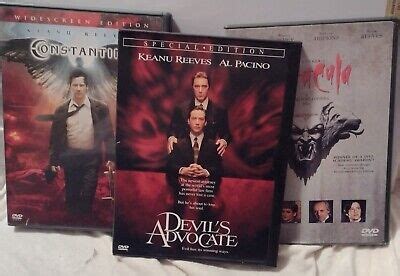 DVD Lot Keanu Reeves Devil S Advocate Constantine Bram Stoker S Dracula