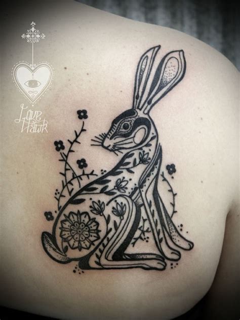 25 Meaningful Rabbit Tattoos • Tattoodo