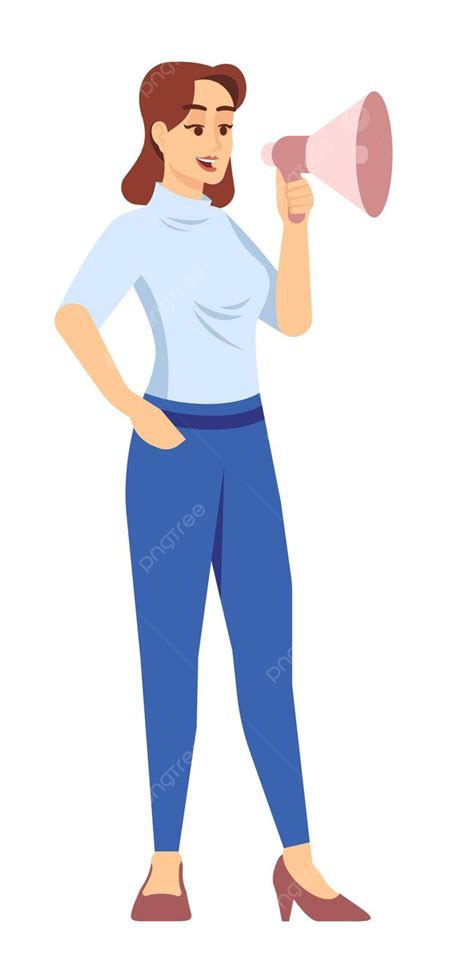 Ilustración De Vector De Color Rgb Semiplano De Expresar Opiniones Y