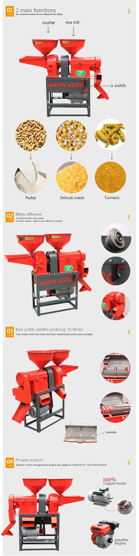 Dawn Agro Combined Rice Flour Mill Milling Machine Buy Flour Mill Milling Machine Combined