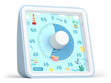 LIORQUE Minuteur Visuel Timer Enfant 60 Minutes Chronometre Enfant Et