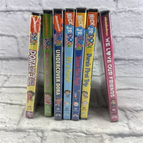 Dora The Explorer Dvd Lot Nickelodeon Nick Jr First Trip Friends