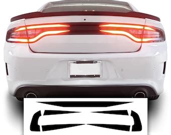 Hdusa Tail Light Race Track Black Vinyl Overlay Decal Cover Fits