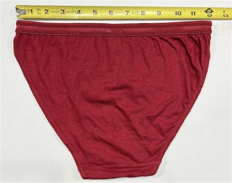 Vintage S Ultra Tanga String Bikini Brief Maroon Gem