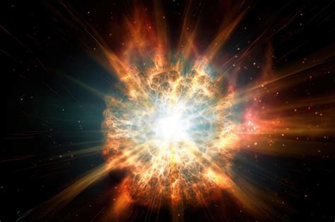 Premium AI Image | A supernova explosion in space