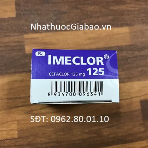 Thuốc Imeclor 125mg Nhà Thuốc Gia Bảo Đặt Mua 0962 80 01 10