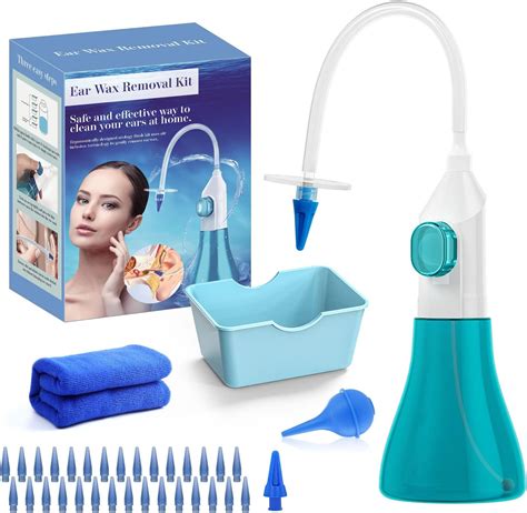 Ear Wax Removal Kit Electric Ear Washer For Humans Safe