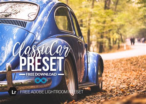 Free Classic Car Lightroom Preset For Automotive Car Photography