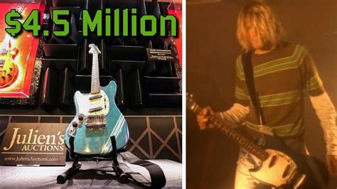 Kurt Cobain S Smells Like Teen Spirit Guitar Sells For Million