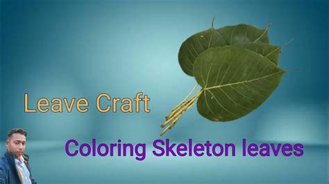 How To Make Skeleton Leaves Diy Skeleton Leaves Coloring Skeleton