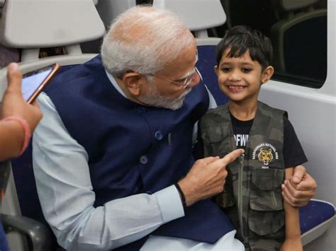 Pms 73rd Birthday Modi Celebrates His Big Day With Artisans Takes A Metro Ride As Well See