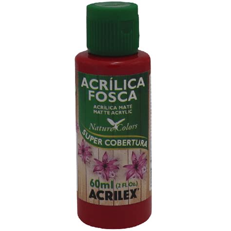 Tinta Acrílica Vermelho Escarlate Acrilex 60ml Redelease