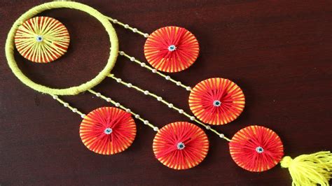 Diy Arts And Crafts How To Make Wall Hanging Using Bangles Waste