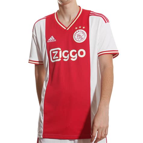 Camiseta Adidas Ajax 2022 2023 Roja Y Blanca Futbolmania