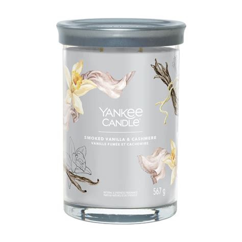 Yankee Candle Signature Large Tumbler Smoked Vanilla Cashmere Geur