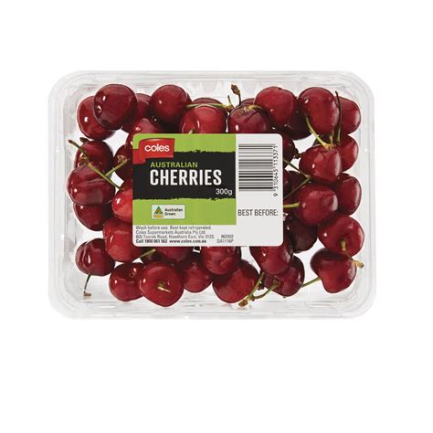 Buy Coles Cherries Prepack 300g Coles