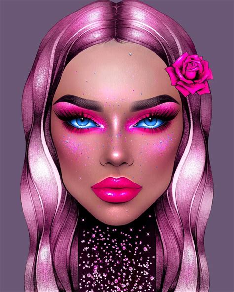 Sergey Milk On Instagram “artist Milk1422 👑 💗💎💙 Facechart