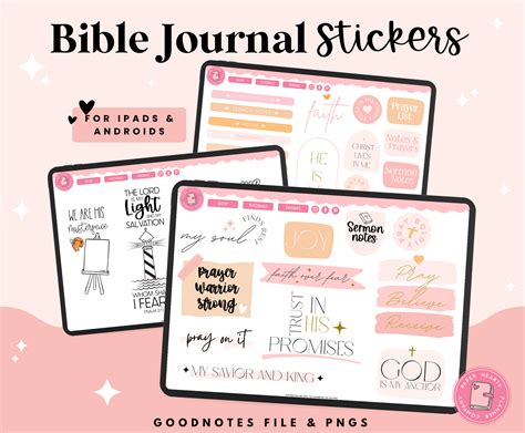 Bible Journal Stickers – Paper Hearts Planner Co.