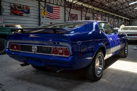 Pony Car Ford Mustang Fastback Mach I Editorial Photo Image Of