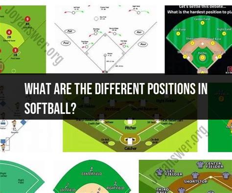 Positions In Softball Exploring The Roles And Responsibilities