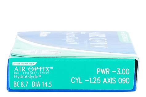 Opticontacts Air Optix Plus Hydraglyde For Astigmatism Contact