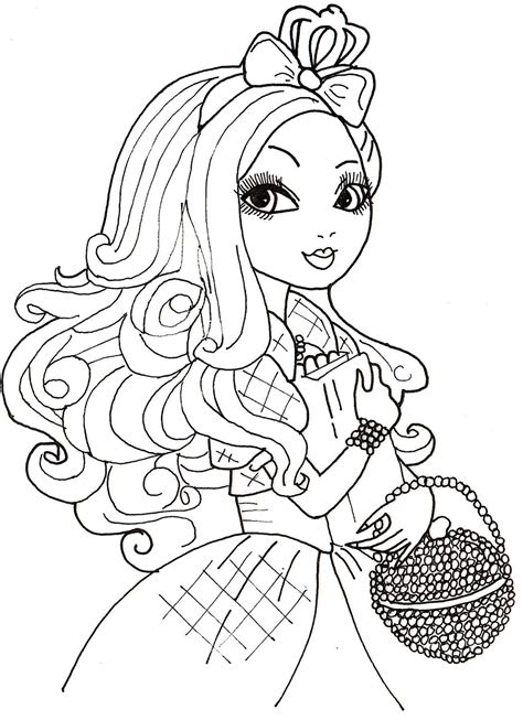 Ever After High Para Colorear Pintar E Imprimir