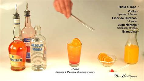 Receta 1 Minuto Sex On The Beach Los Mejores Tragos Youtube