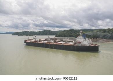 Bulk Carrier Panama Canal Stock Photo Shutterstock