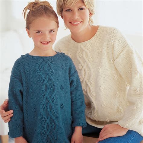 Free Cabled Sweater Knitting Pattern fro Ladies and Girls - Knitting Bee